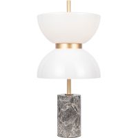 Настольная лампа Maytoni Modern Memory MOD178TL-L11GR3K Белая Серая — фото 1, Настольные лампы