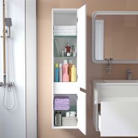 Шкаф пенал Iddis Esper 35 ESP35W0i97 подвесной Белый — фото 6, Пеналы для ванной комнаты