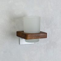 Стакан для зубных щеток Bronze de Luxe Forest Орех Хром матовый арт-10704C — фото 2, Стаканы для зубных щеток