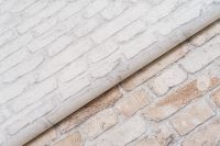 Обои Артекс Selena 10830-01 Винил на флизелине (1,06*10,05) Белый, Кирпич — фото 3, Обои для стен