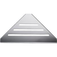 Металлическая полка Swedbe Attribut 9802 угловая Хром — фото 3, Полки для ванной и душа