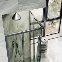Товар: Душевой уголок Maybah Glass MGY-1324-6 1000x1000x1950 раздвижной профиль Черный стекло прозрачное - фото 4 Душевой уголок Maybah Glass MGY-1324-6 1000x1000x1950 раздвижной профиль Черный стекло прозрачное — фото 4, Душевые уголки