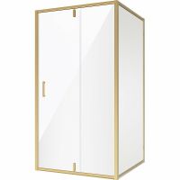 Душевой уголок Niagara Nova 100х80 NG-43-10AG-A80G профиль Холодное золото стекло прозрачное — фото 1, Душевые уголки