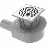 Душевой трап Boheme Smart Design 984-15-CR с решеткой Хром — фото 1, Трапы для душа