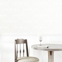 Обои Andrea Rossi Stromboli 54344-1 Винил на флизелине (1,06*10) Серый, Геометрия/Ромб — фото 2, Обои для стен