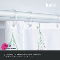 Товар: Штора для ванны Iddis Base 180х200 BF02P18i11 Белая - фото 5 Штора для ванны Iddis Base 180х200 BF02P18i11 Белая — фото 5, Шторы для ванной