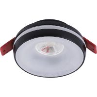 Встраиваемый светильник Crystal Lux CLT 063C1 BL Черный — фото 1, Точечные светильники