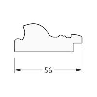 Зеркало Evoform Octagon 60x80 BY 7031 в багетной раме - Виньетка состаренная бронза 56 мм — фото 4, Мебель для ванной