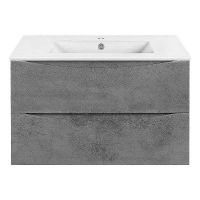 Тумба под раковину Vincea Mia 80 VMC-2MC800BT подвесная Beton — фото 2, Тумбы под раковину