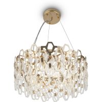 Люстра Maytoni Neoclassic Tissage MOD490PL-09G Прозрачная Золото — фото 3, Люстры