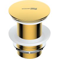 Донный клапан WasserKRAFT A248 Click-Clack Золото — фото 1, Донные клапаны