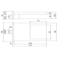 Товар: Излив для смесителя Bossini Bocca Cascata XL E88500.030 Хром - фото 6 Излив для смесителя Bossini Bocca Cascata XL E88500.030 Хром — фото 6, Изливы