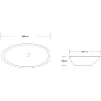 Раковина-чаша Ceruttispa 66 CR1005 СТ9573 Белая — фото 3, Раковины накладные