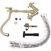 Смеситель для кухни Kaiser Carlson Style 44133-1 Бронза — фото 5, Смесители