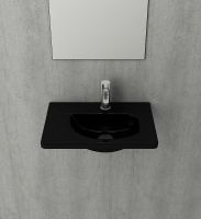 Раковина Bocchi Taormina Arch 45 1015-005-0126 Черная глянцевая — фото 3, Раковины