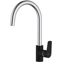 Смеситель для кухни Damixa RedBlu 790720000 Черный Хром — фото 1, Смесители