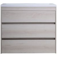 Тумба под раковину Art&Max Family-900-3C-PIA-PB Сканди — фото 1, Мебель для ванной