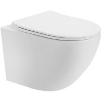 Унитаз Ceruttispa Orlter Aria PP CT10571 подвесной с сиденьем Микролифт — фото 1, Подвесные унитазы