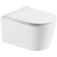 Унитаз Aquatek Оберон AQ1365T-00 подвесной с сиденьем Микролифт — фото 1, Унитазы