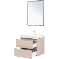 Товар: Тумба под раковину Aquanet Вега 60 329583 подвесная Бежевая - фото 19 Тумба под раковину Aquanet Вега 60 329583 подвесная Бежевая — фото 19, Мебель для ванной