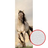 Фотообои Divino A-087 Фактура холст Винил на флизелине (1*2,7) Бежевый, Животные — фото 1, Обои для стен