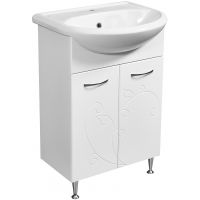 Товар: Тумба под раковину Stella Polar Фантазия 55 SP-00000227 Белая - фото 1 Тумба под раковину Stella Polar Фантазия 55 SP-00000227 Белая — фото 1, Тумбы под раковину