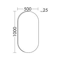 Товар: Зеркало Burgbad Lavo 2.0 50 SIJH050 с подсветкой с сенсорным выключателем - фото 6 Зеркало Burgbad Lavo 2.0 50 SIJH050 с подсветкой с сенсорным выключателем — фото 6, Мебель для ванной