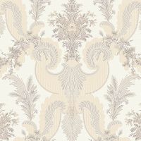 Обои LOYMINA La Belle Epoque BQ4 002/2 Винил на флизелине (1*10,05) Бежевый, Дамаск/Цветы — фото 1, Обои для стен