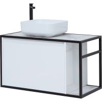 Товар: Тумба под раковину Aquanet Nova Lite Loft 90L подвесная Белый глянец арт-261652 - фото 1 Тумба под раковину Aquanet Nova Lite Loft 90L подвесная Белый глянец арт-261652 — фото 1, Тумбы под раковину