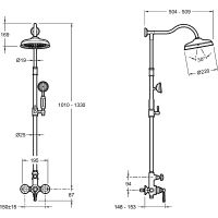 Товар: Душевая система Jacob Delafon Cleo 1889 E24311-BGG Золото глянцевое - фото 10 Душевая система Jacob Delafon Cleo 1889 E24311-BGG Золото глянцевое — фото 10, Душевое оборудование. Душевая программа