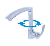 Смеситель для раковины Rav Slezak Mississippi MS007.5/7 Хром — фото 1, Смесители для раковины