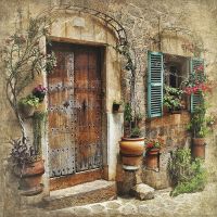 Фреска Ortograf Городской пейзаж 3850 Фактура бархат FX Флизелин (2*2) Бежевый, Город — фото 2, Фрески