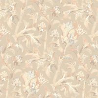 Обои LOYMINA Origins ALS1 002 Винил на флизелине (1*10,05) Бежевый/Розовый/Серый, Вензель — фото 1, Обои для стен