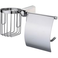 Товар: Держатель туалетной бумаги и освежителя воздуха WasserKRAFT Berkel с крышкой Хром арт-K-6859 - фото 1 Держатель туалетной бумаги и освежителя воздуха WasserKRAFT Berkel с крышкой Хром арт-K-6859 — фото 1, Держатели туалетной бумаги