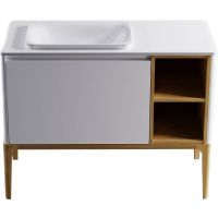 Товар: Подвесной шкаф Astra Form Капелла 30 03110002 открытый Ясень - фото 2 Подвесной шкаф Astra Form Капелла 30 03110002 открытый Ясень — фото 2, Мебель для ванной