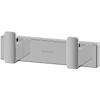 Двойной крючок Whitecross Cubo chrome CU2412CR Хром — фото 1, Крючки для полотенец