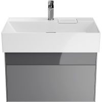 Тумба под раковину Kerama Marazzi Logica 70 LOG.70.2\ST подвесная Стальной серый — фото 1, Тумбы под раковину