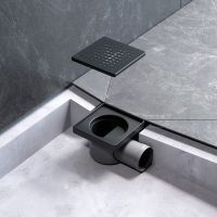 Душевой трап AM.PM PrimeFlow 10 с Черной матовой решеткой Cut Gradient арт-W02BD-P11-010-01BM — фото 9, Трапы для душа