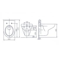 Товар: Унитаз Rosa Элеганс Люкс Вн УнБ32 4620008195438 подвесной Белый с сиденьем Микролифт - фото 3 Унитаз Rosa Элеганс Люкс Вн УнБ32 4620008195438 подвесной Белый с сиденьем Микролифт — фото 3, Подвесные унитазы
