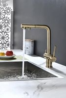 Смеситель для кухни Paulmark Serpentine Se213222-BR Бронза — фото 8, Смесители для кухни