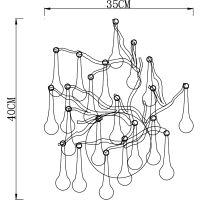 Товар: Настенный светильник Divinare Salice 3132/01 AP-3 Прозрачный Золото - фото 4 Настенный светильник Divinare Salice 3132/01 AP-3 Прозрачный Золото — фото 4, Бра