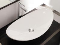 Раковина-чаша Scarabeo Zefiro 68 8206 Белая — фото 2, Раковины накладные