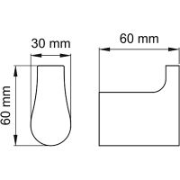 Товар: Крючок WasserKRAFT Glan K-5123 Черный глянцевый - фото 3 Крючок WasserKRAFT Glan K-5123 Черный глянцевый — фото 3, Крючки для полотенец