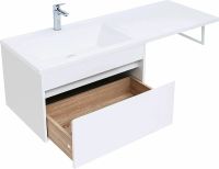 Товар: Тумба с раковиной Aquanet Токио 130 L 239217 подвесная Белая - фото 4 Тумба с раковиной Aquanet Токио 130 L 239217 подвесная Белая — фото 4, Тумбы с раковиной