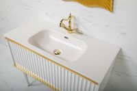 Товар: Тумба под раковину Boheme Armadi Art Vallessi Avangarde Canale 80 843-080-WG подвесная Белый Золото - фото 12 Тумба под раковину Boheme Armadi Art Vallessi Avangarde Canale 80 843-080-WG подвесная Белый Золото — фото 12, Мебель для ванной