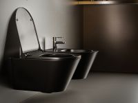 Биде Boheme Avva 974-B подвесное Черное матовое — фото 3, Биде