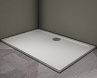 Душевой поддон из искусственного камня Veconi Tezeo 120x80 TZ09-12080PR-01-19C3 Белый — фото 2, Душевые поддоны из искусственного камня