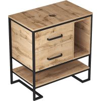 Тумба под раковину 1MarKa Grunge Loft 80Н Ц0000005442 Дуб Вотан — фото 1, Тумбы под раковину