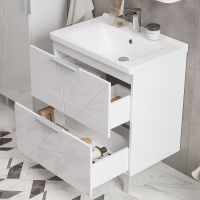 Тумба под раковину Volna Twing 80.2Y tnTWG80.2Y-01 Белая — фото 3, Тумбы под раковину