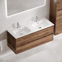 Тумба под раковину Sancos Libra 120 LB120-2ECH подвесная Дуб чарльстон — фото 4, Тумбы под раковину